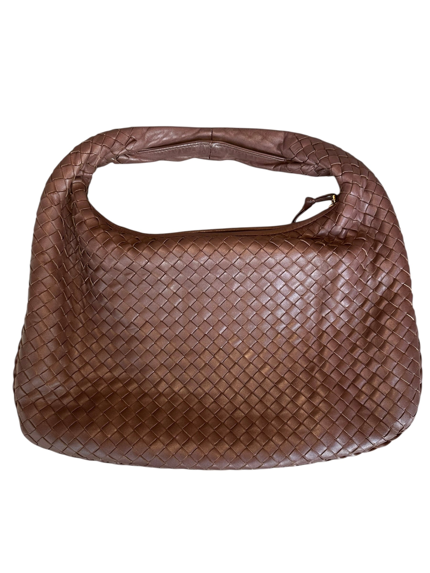 Bottega Veneta Classic Medium Intrecciato Hobo Bag - Espresso