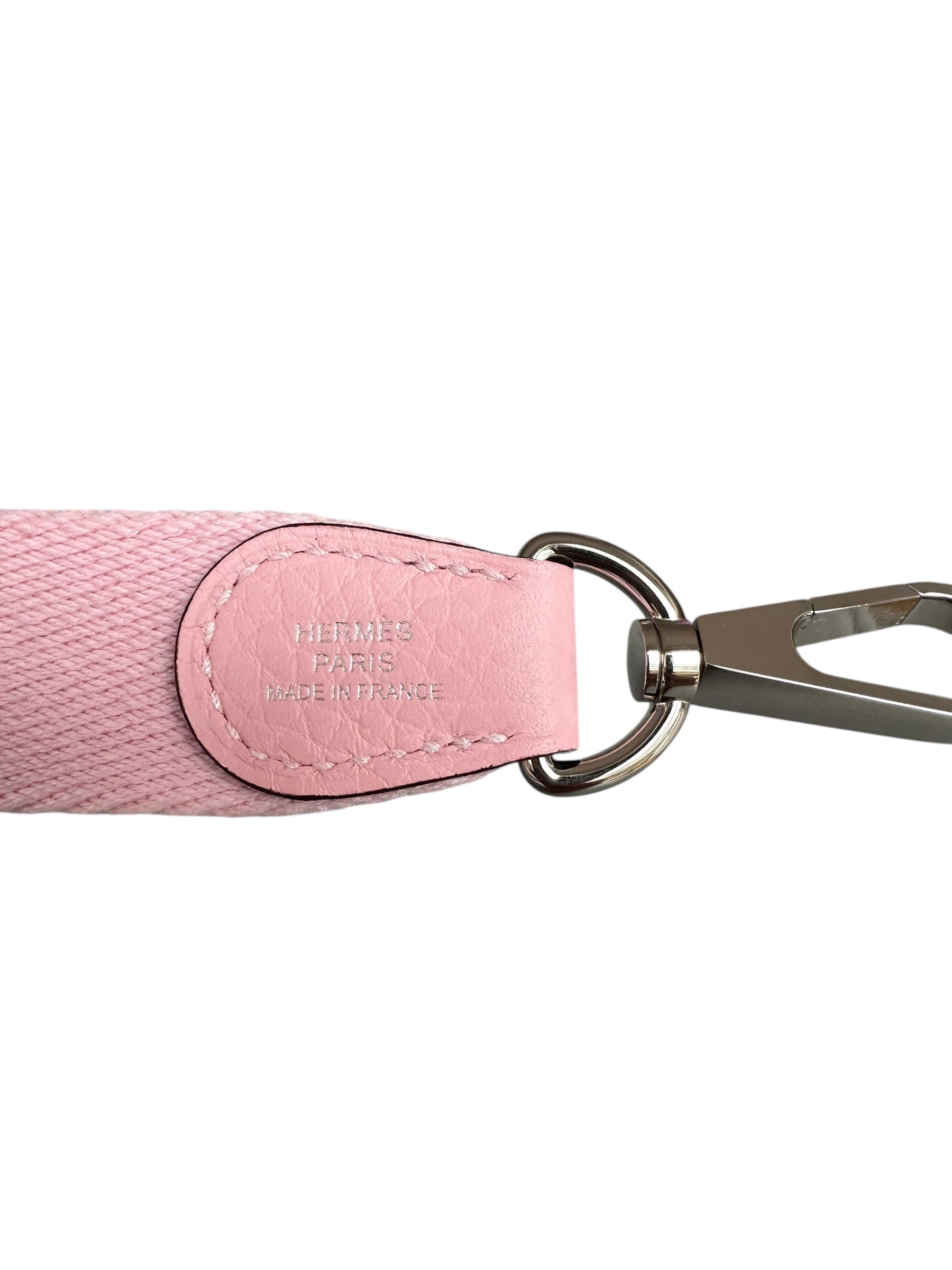 Hermes 2025 Mini Evelyn - Sakura Pink