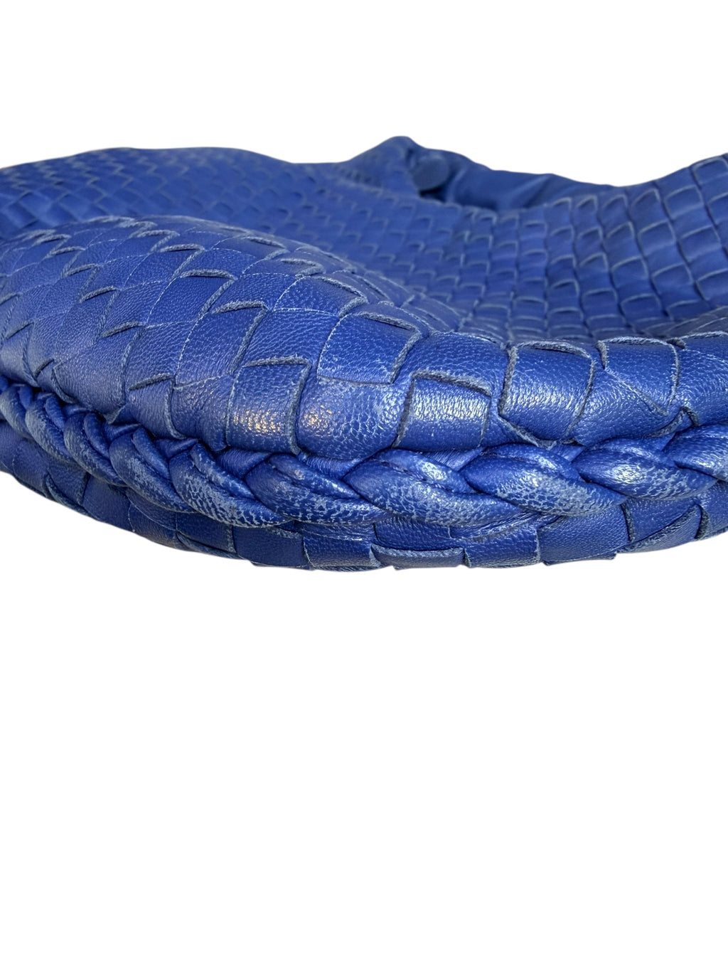 Bottega Veneta Classic Medium Intrecciato Leather Hobo - Cobalt Blue