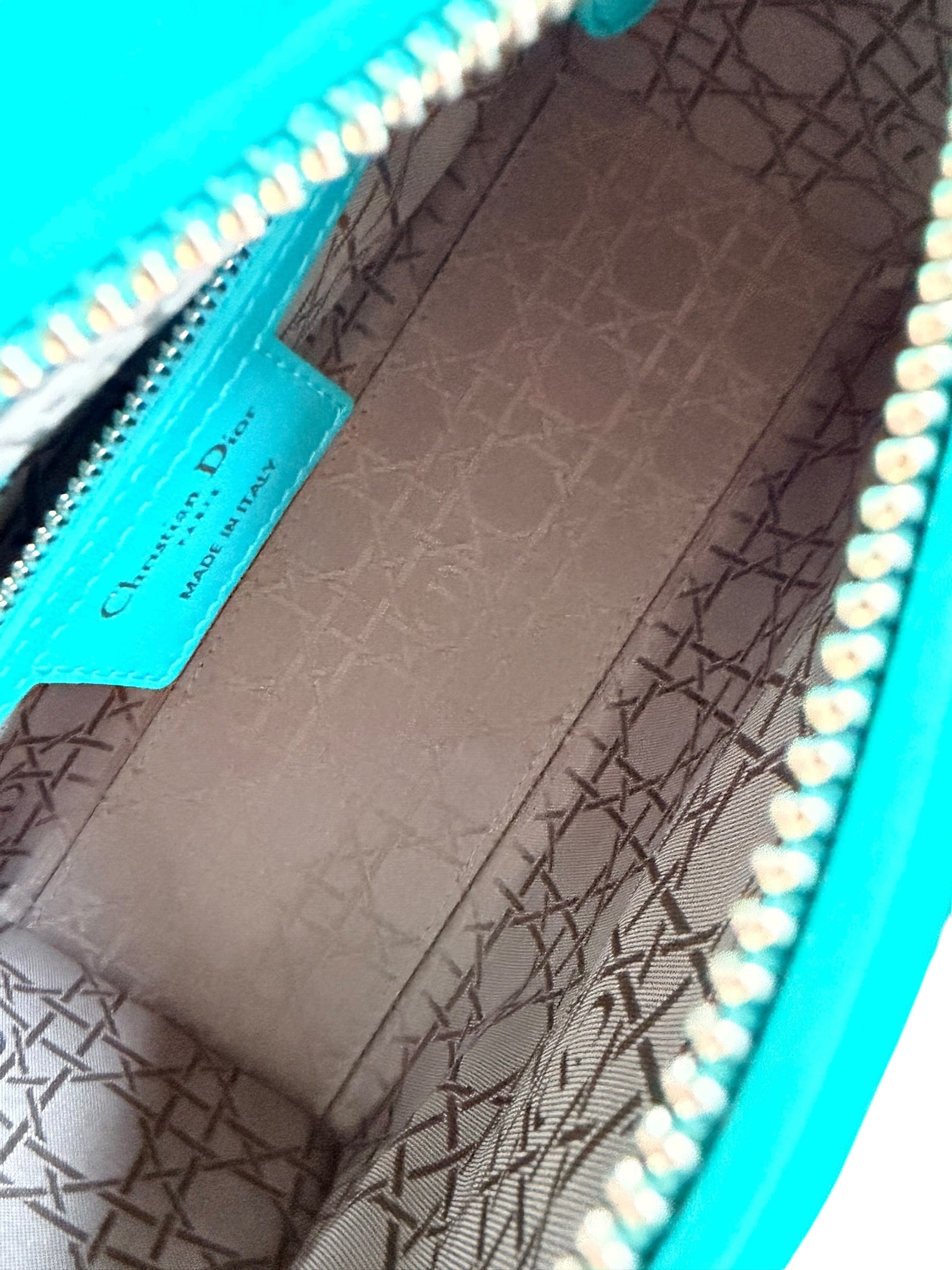 Dior Medium Lady Dior in Tiffany Blue