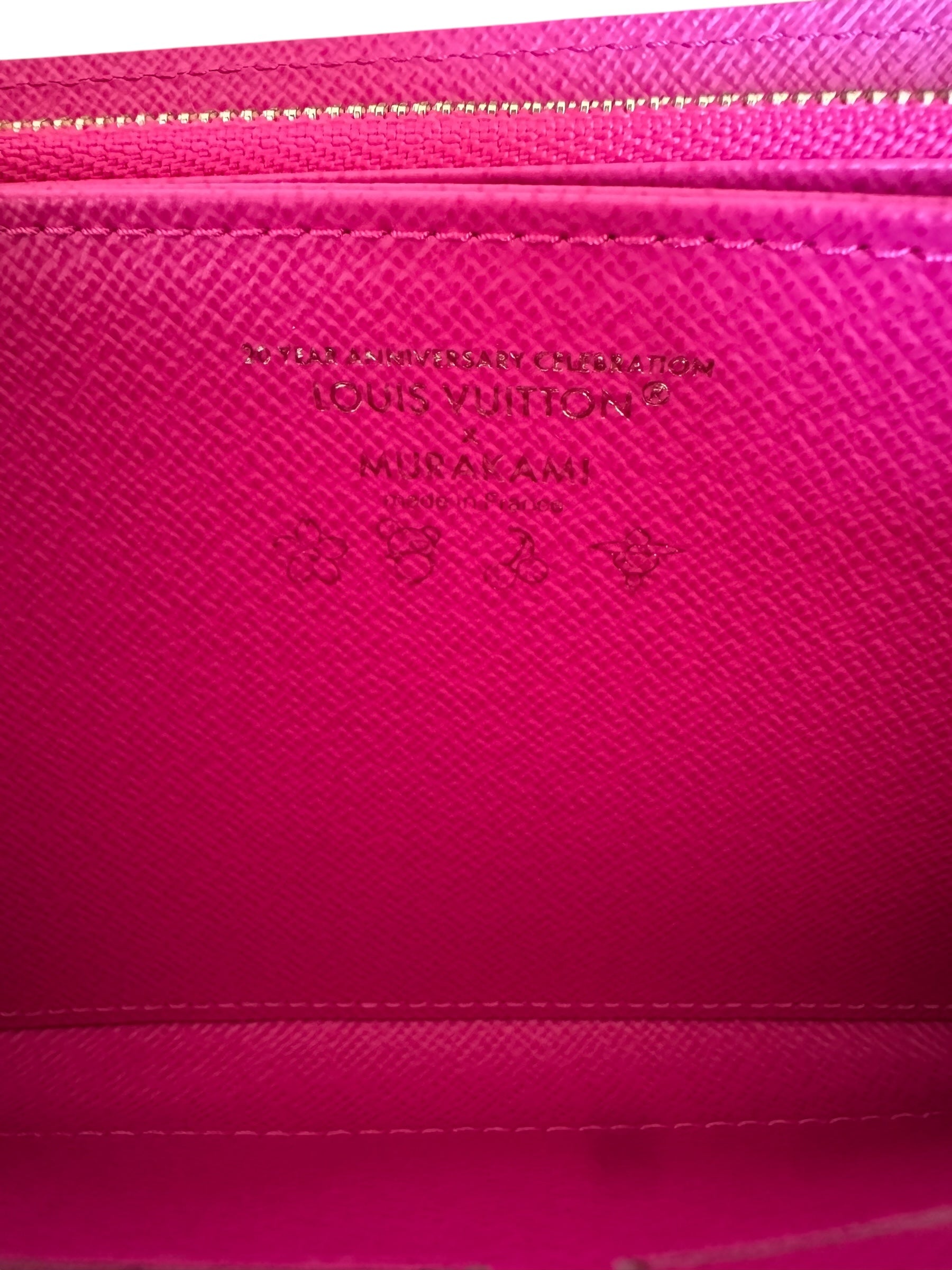 Louis Vuitton x Takashi Murakami Floral Zippy Wallet (Japan Only) - Brown