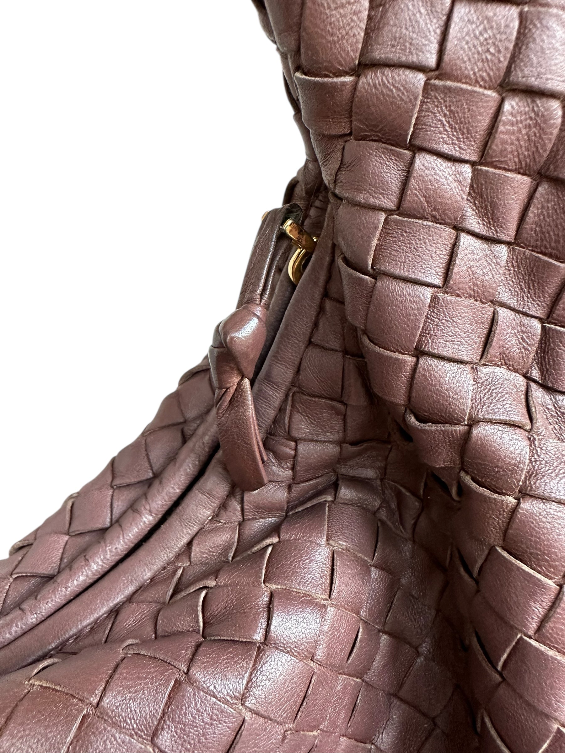 Bottega Veneta Classic Medium Intrecciato Hobo Bag - Espresso Brown