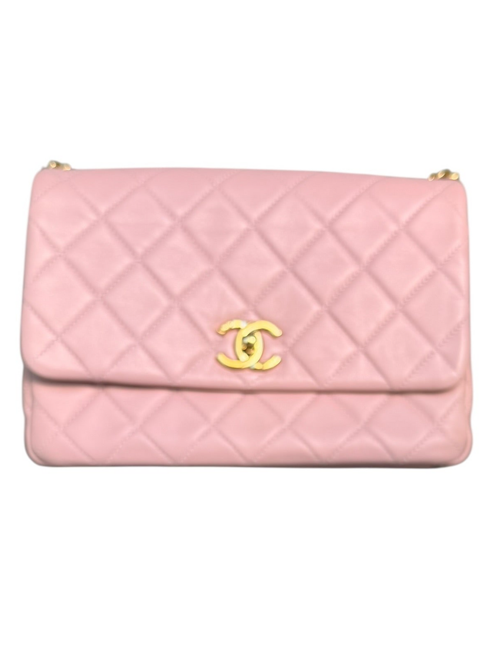 Chanel Small Classic Flap with Fantasy Stone Chain - Pink, GHW