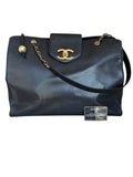 Chanel Supermodel Tote in Caviar Leather - Black, GHW