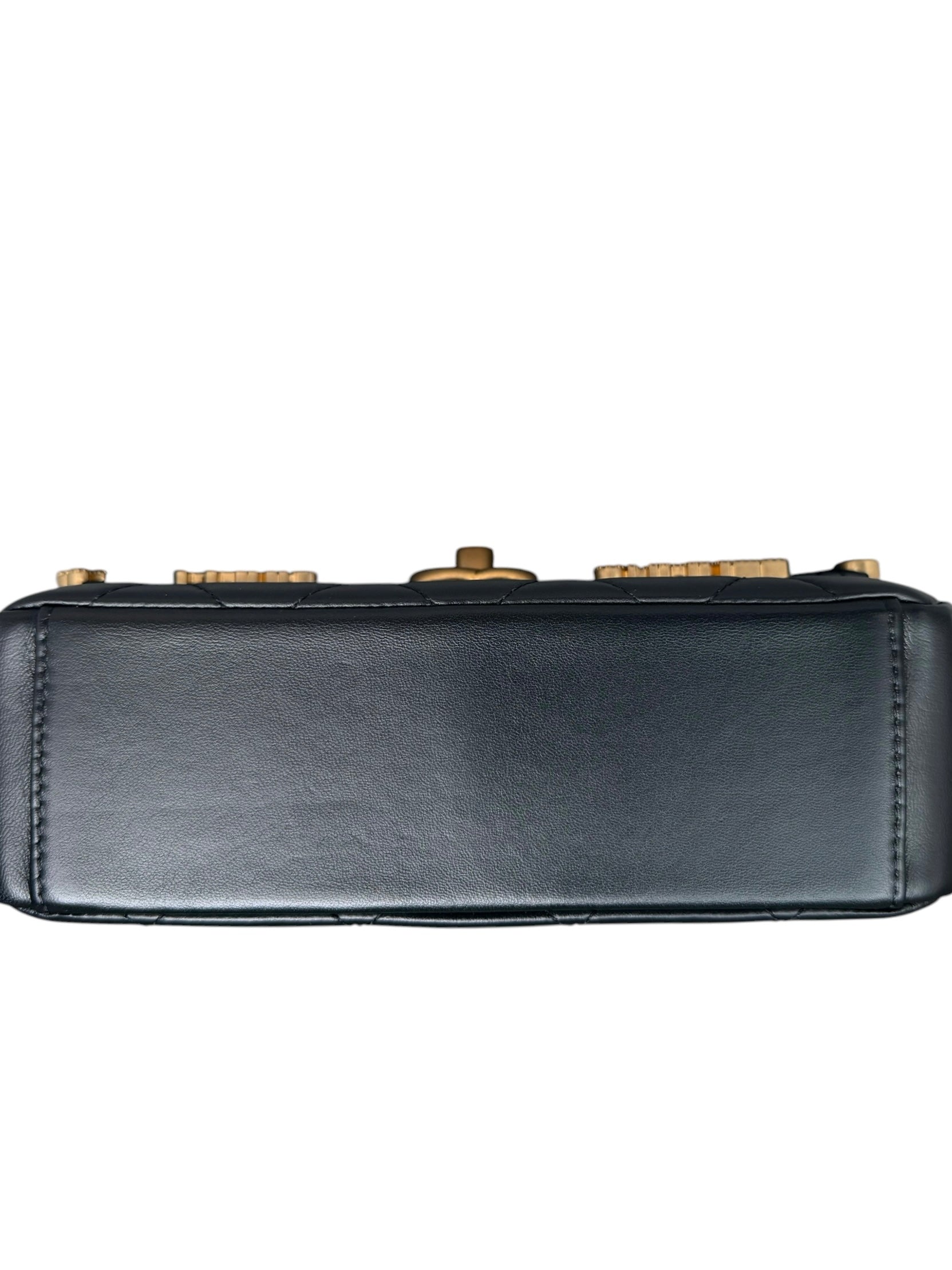 Chanel Paris Monaco Limited Edition Mini Flap Bag - Black, GHW