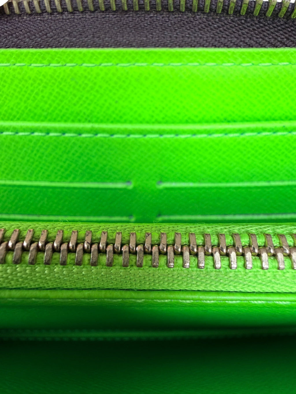 Louis Vuitton Sprouse Graffiti Zippy Wallet in Neon Green