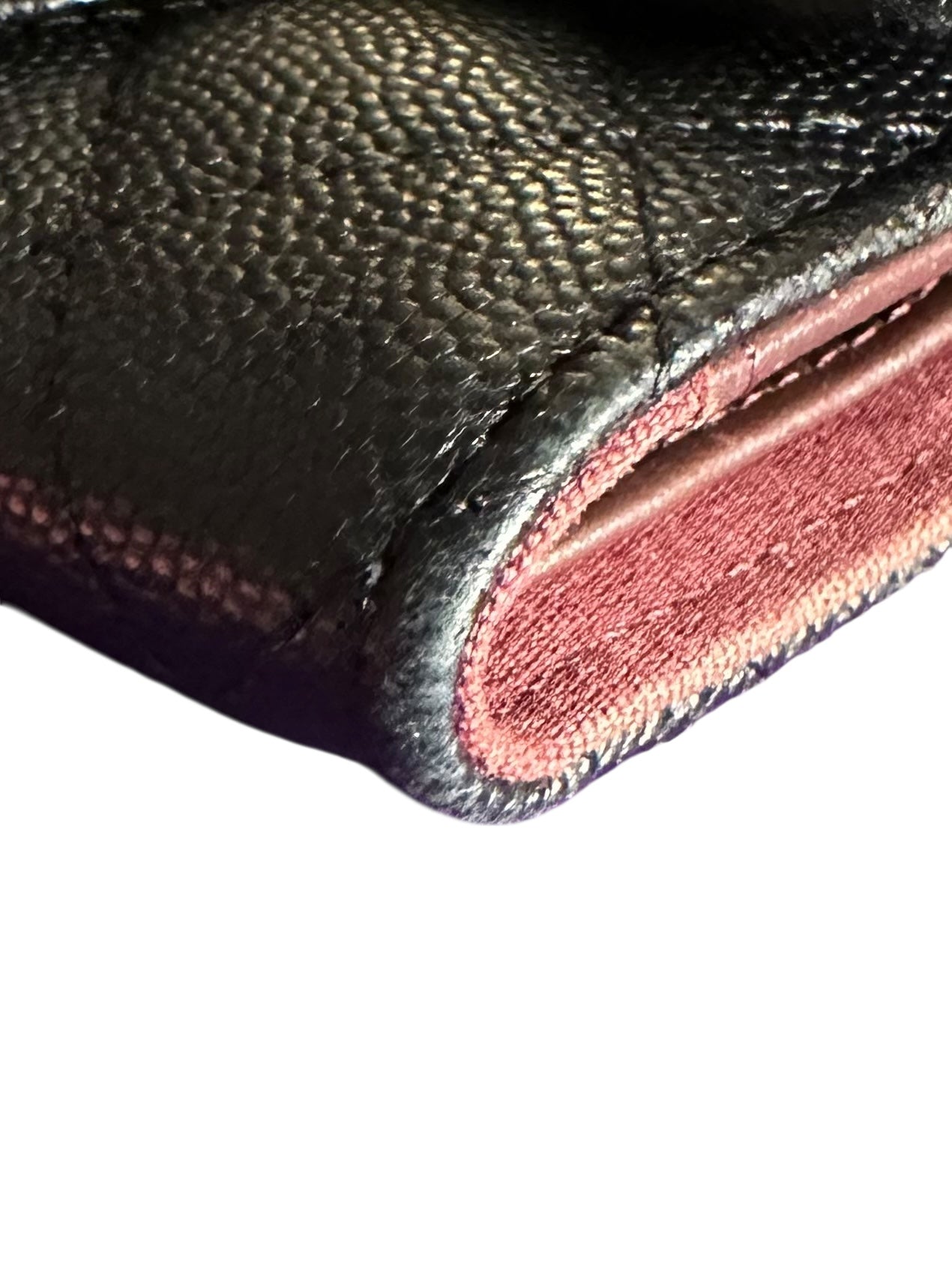 Chanel Caviar Leather 4 Ring Key Holder - Black, GHW