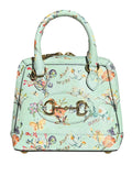 Gucci Soave Amore Limited Edition Horsebit Floral Leather Satchel - Micro Run