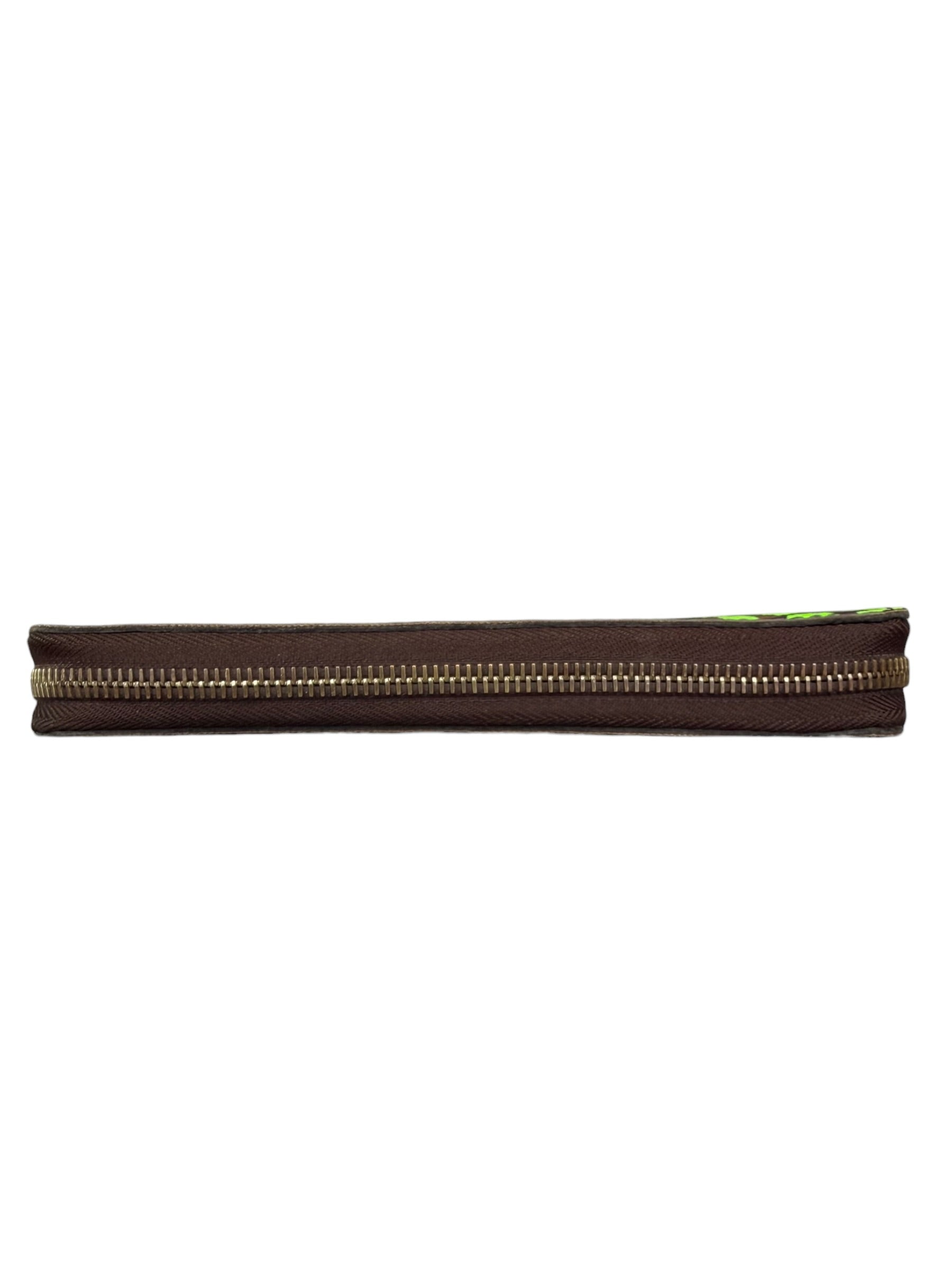 Louis Vuitton Sprouse Graffiti Zippy Wallet in Neon Green
