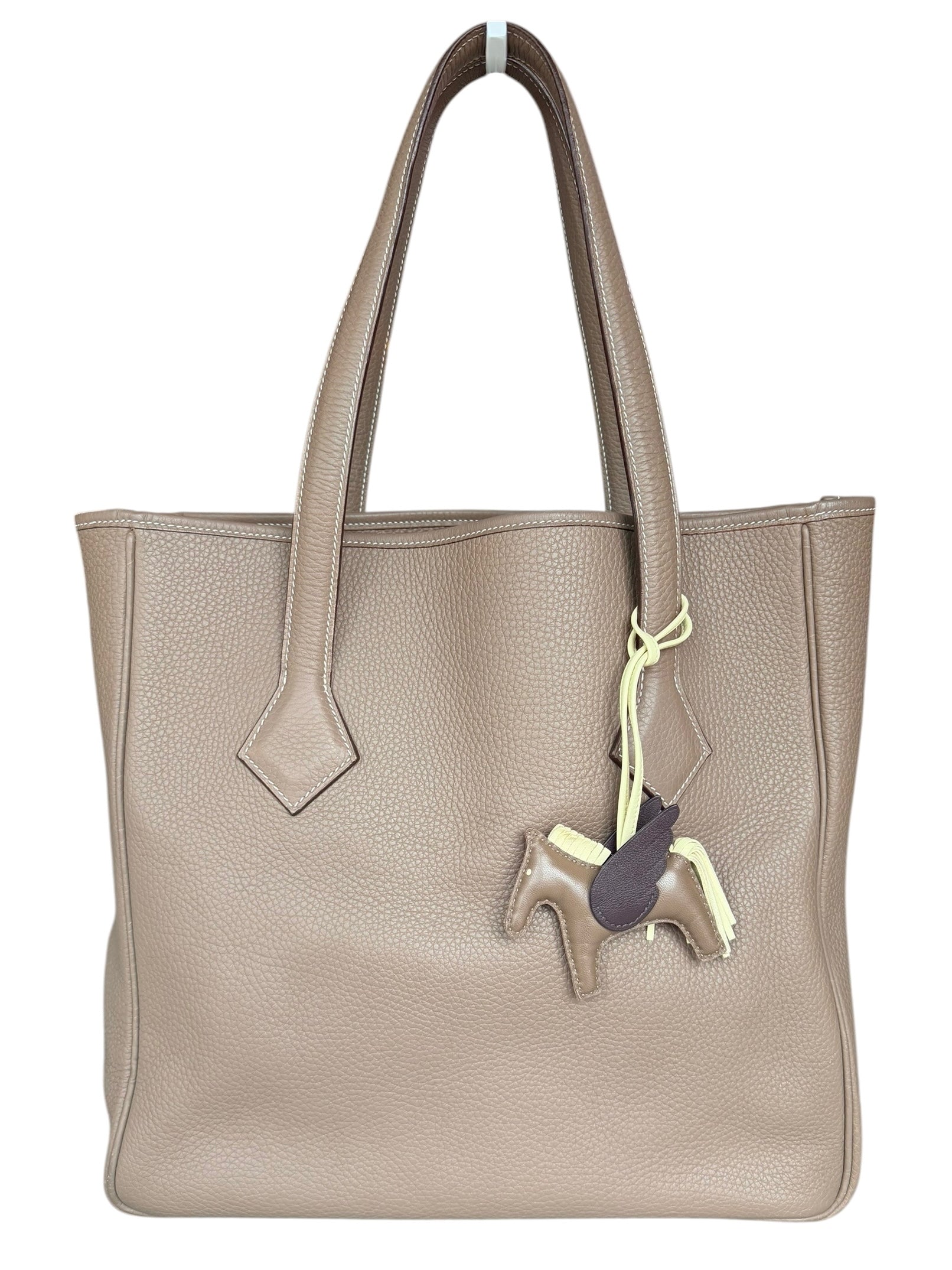 Hermès 2006 Victoria II Cabas Tote Bag in Etoupe