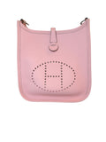 Hermes 2025 Mini Evelyne - Sakura Pink, PHW