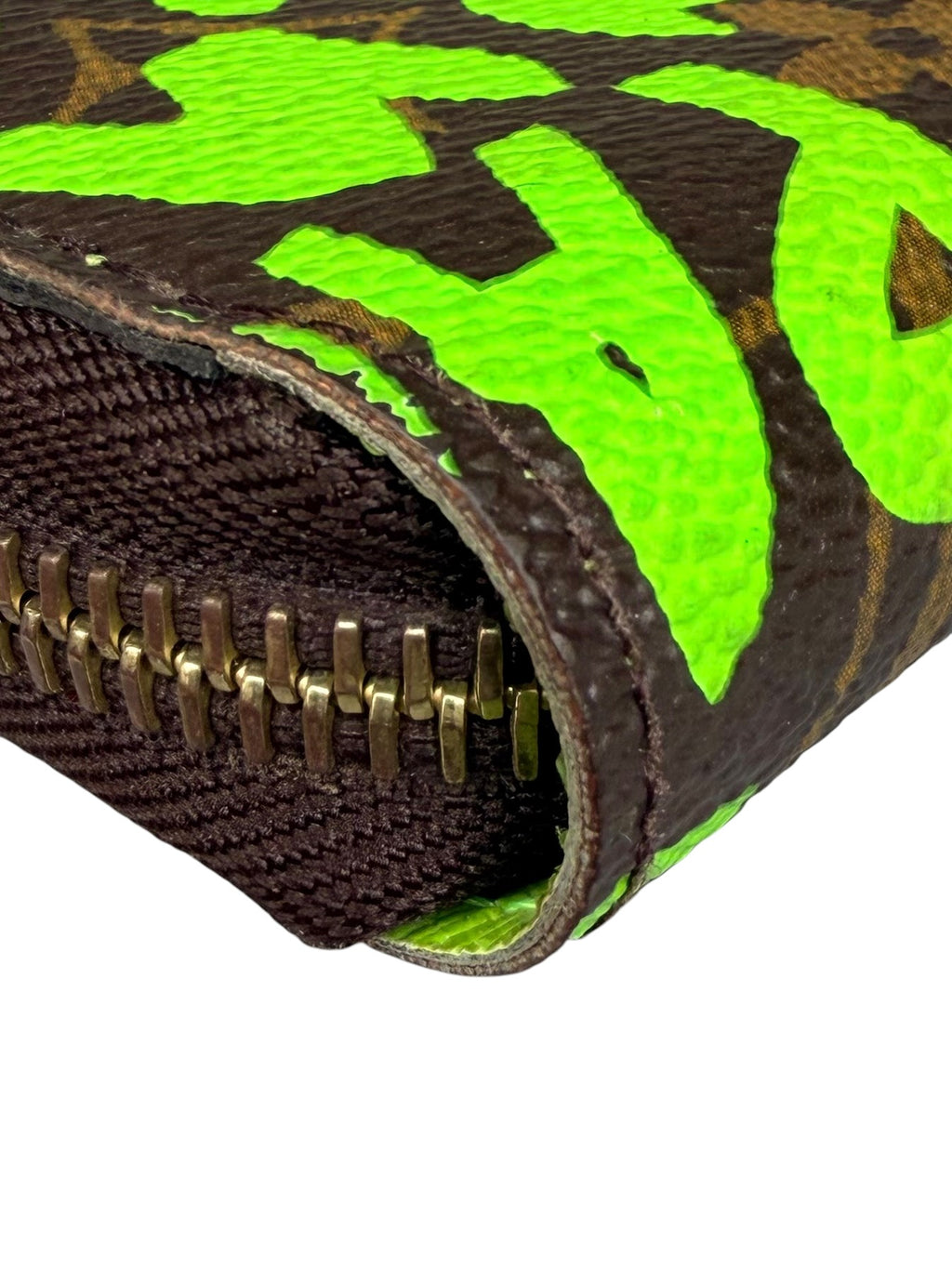 Louis Vuitton Sprouse Graffiti Zippy Wallet in Neon Green
