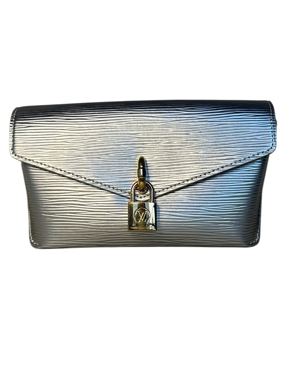 Louis Vuitton Padlock on Strap Epi Leather Chain Shoulder Bag - Silver, GWH