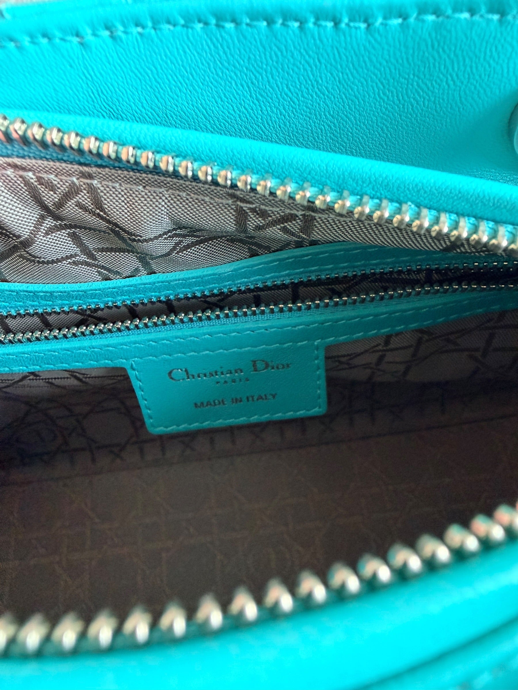 Dior Medium Lady Dior in Tiffany Blue