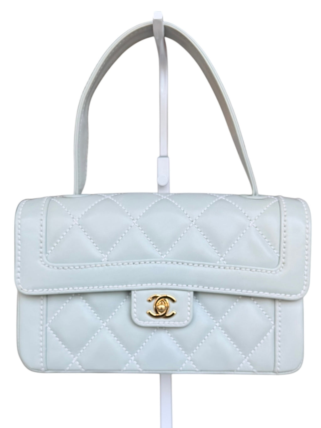 Chanel 2004-2005 Vintage Wild Stitch Handbag - Light Blue, GHW