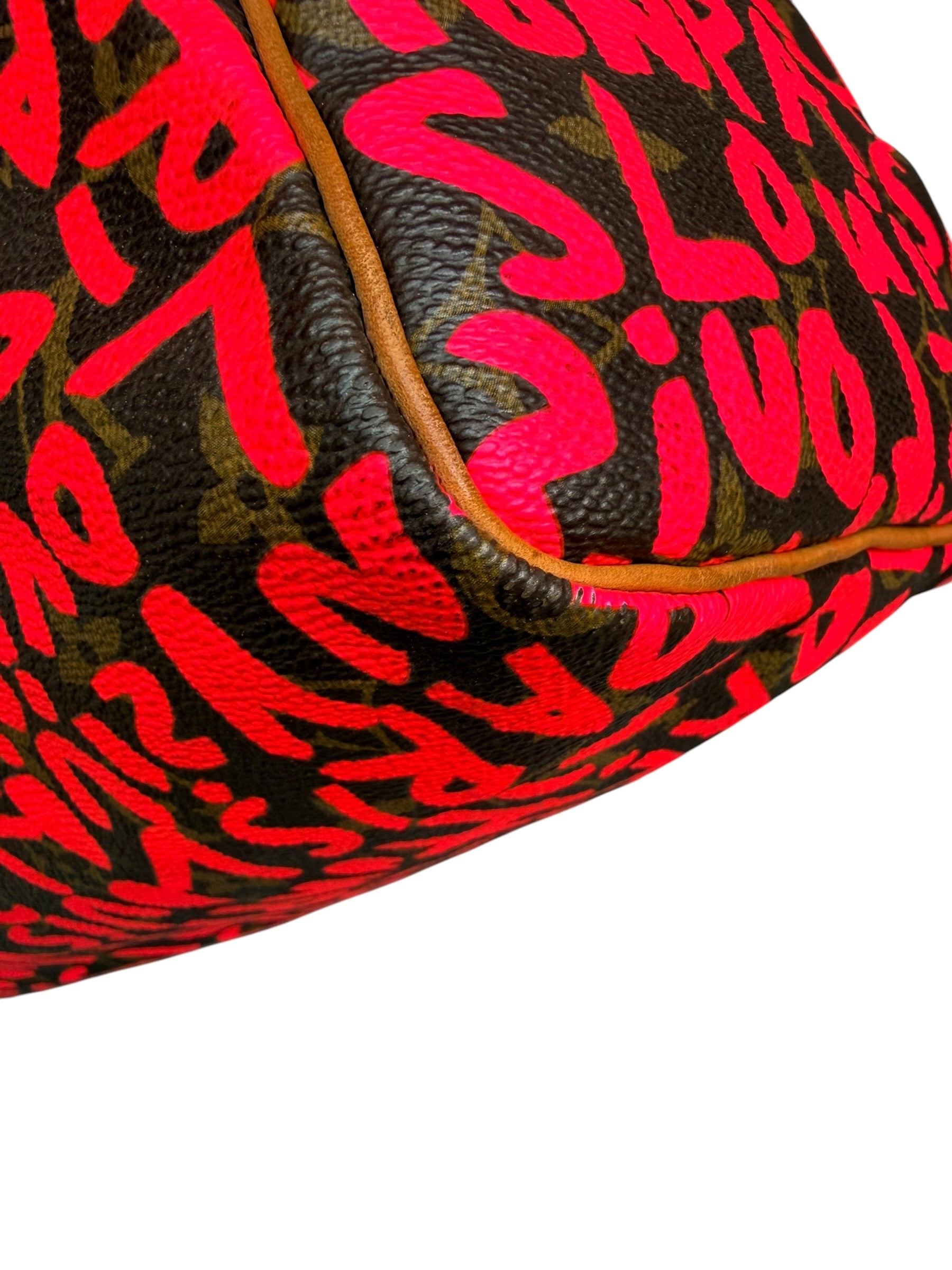 Louis Vuitton x Stephen Sprouse Monogram Speedy 30 in Fuchsia Pink