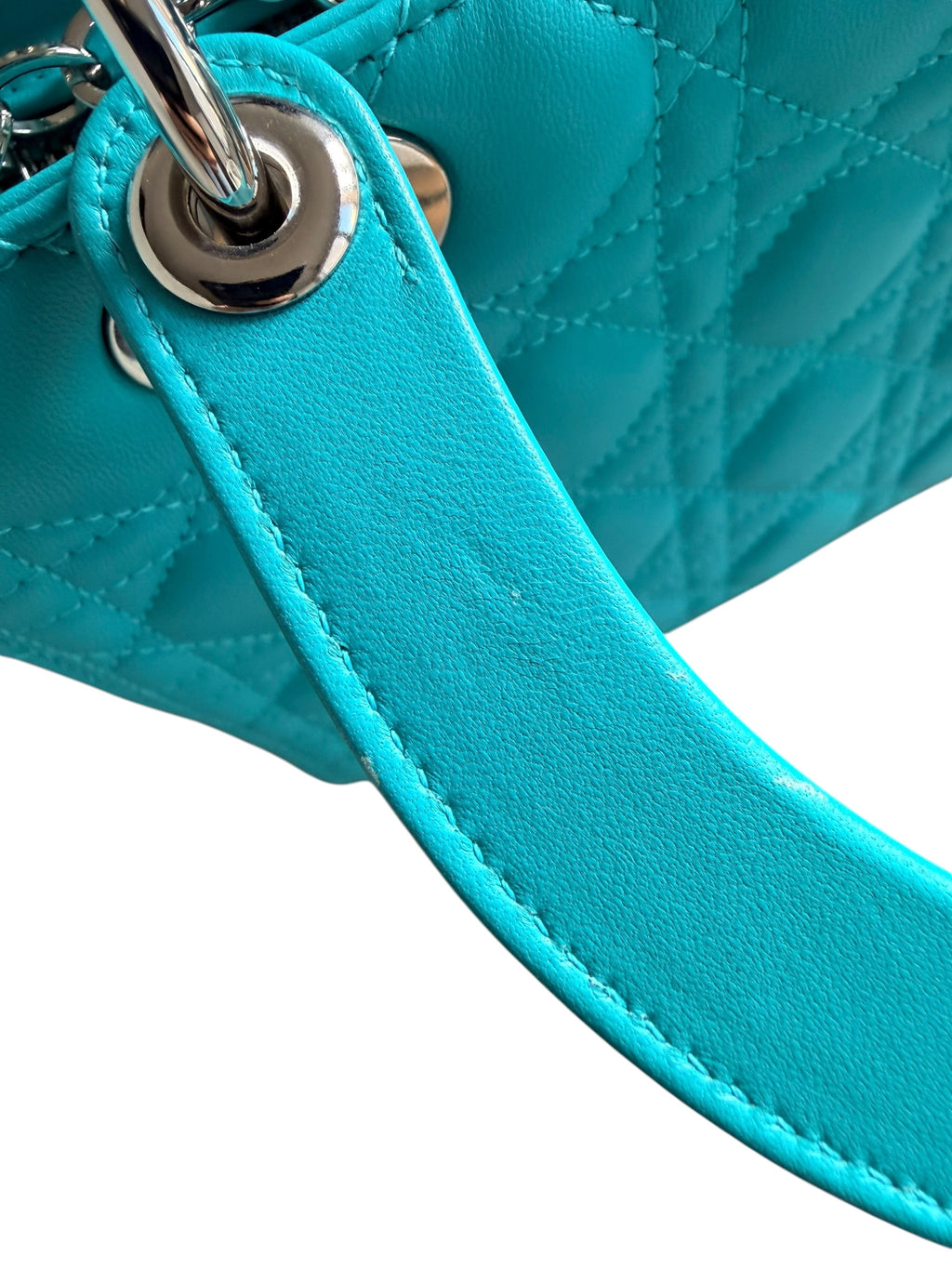 Dior Medium Lady Dior in Tiffany Blue