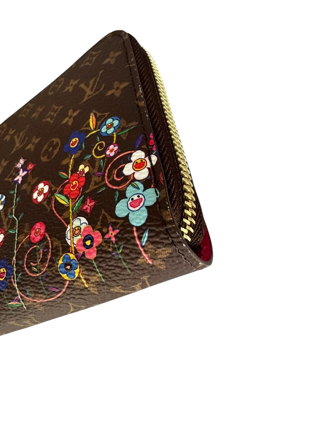 Louis Vuitton x Takashi Murakami Floral Zippy Wallet (Japan Only) - Brown