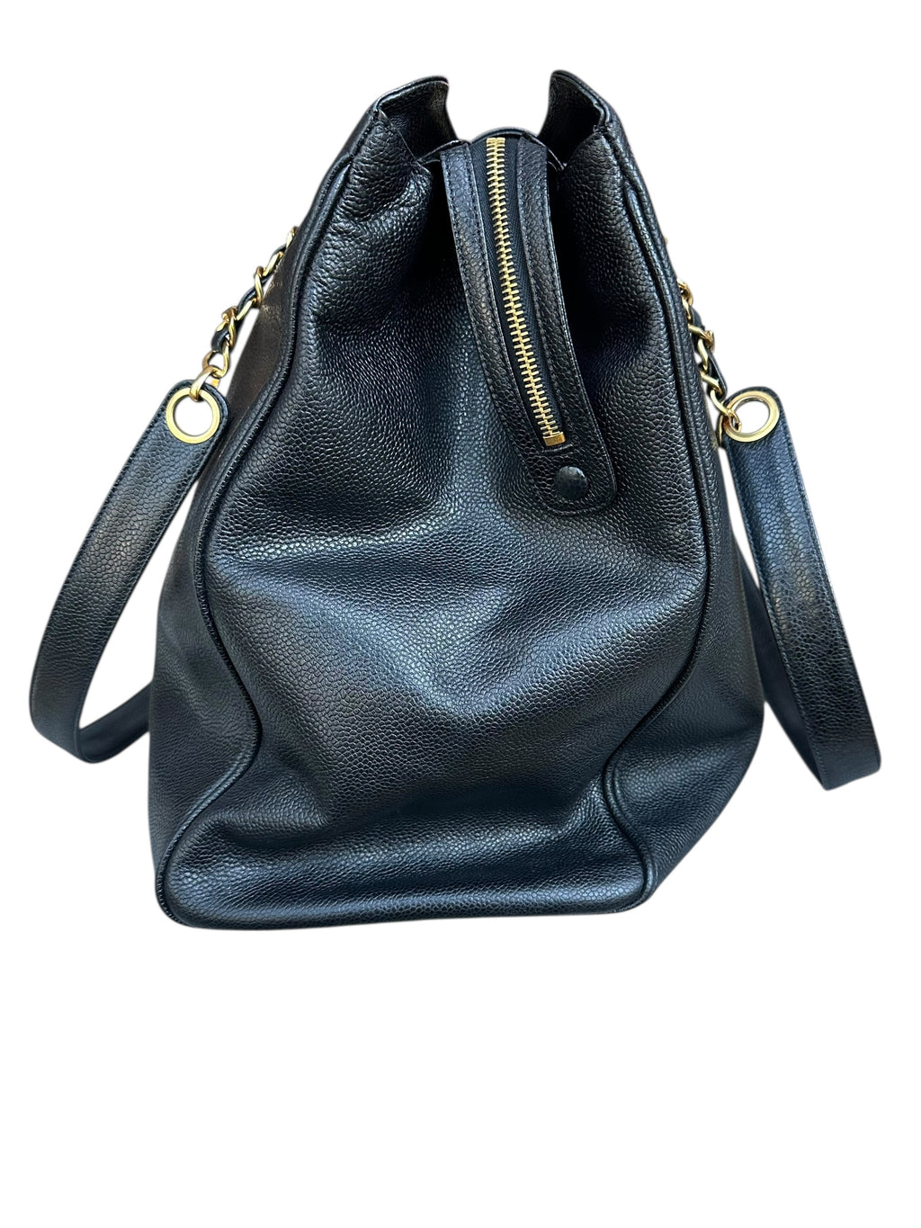 Chanel Supermodel Tote in Caviar Leather - Black, GHW
