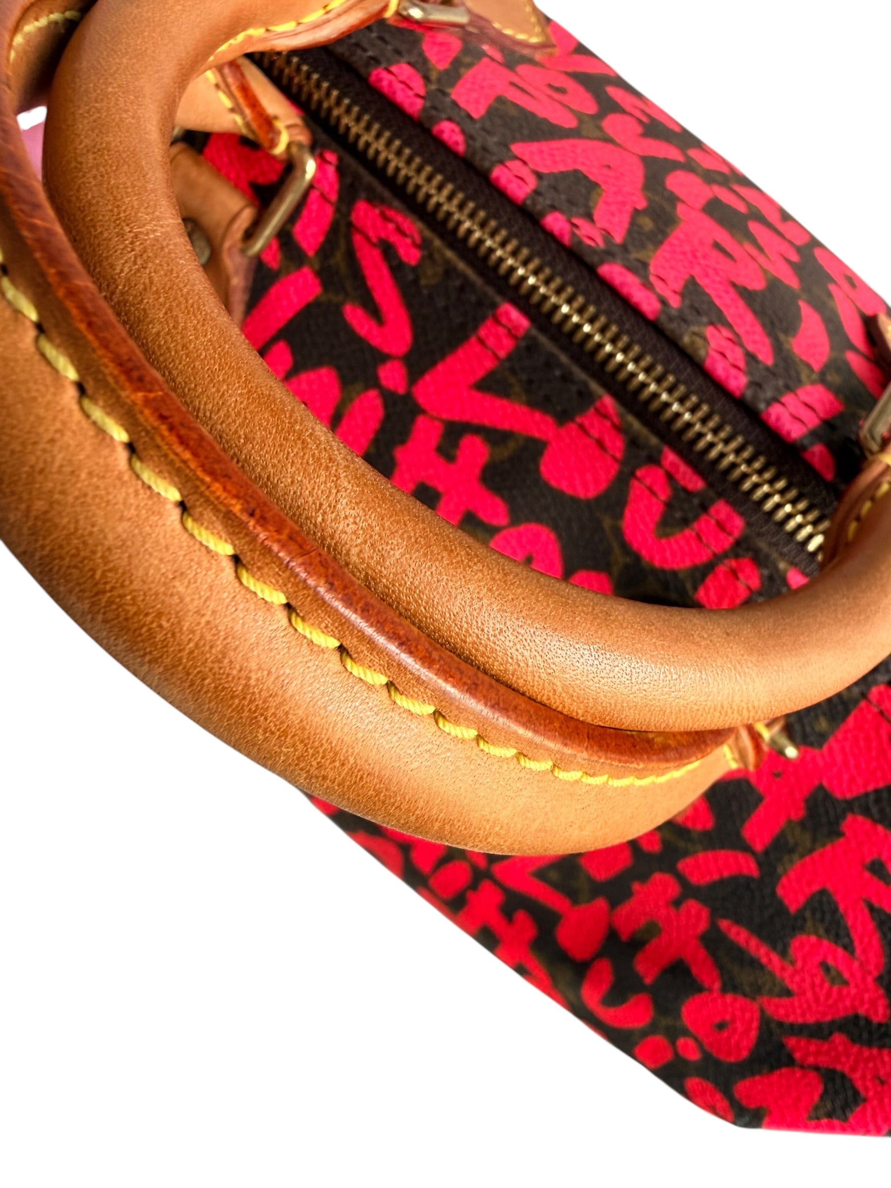 Louis Vuitton x Stephen Sprouse Monogram Speedy 30 in Fuchsia Pink