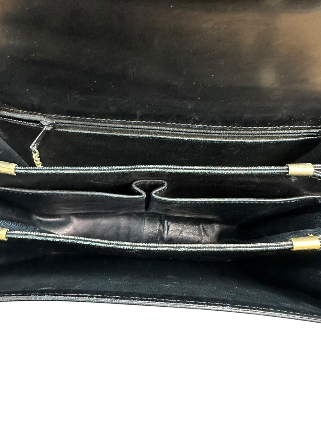Celine Vintage 1970s Carriage Clasp Box Leather Shoulder Bag - Black, GHW