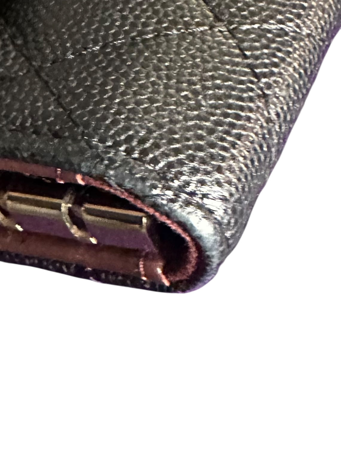 Chanel Caviar Leather 4 Ring Key Holder - Black, GHW