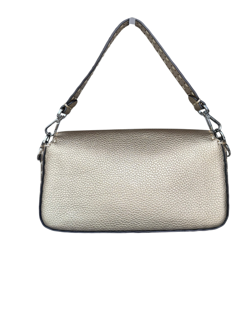 Fendi Baguette Selleria - Gold Leather