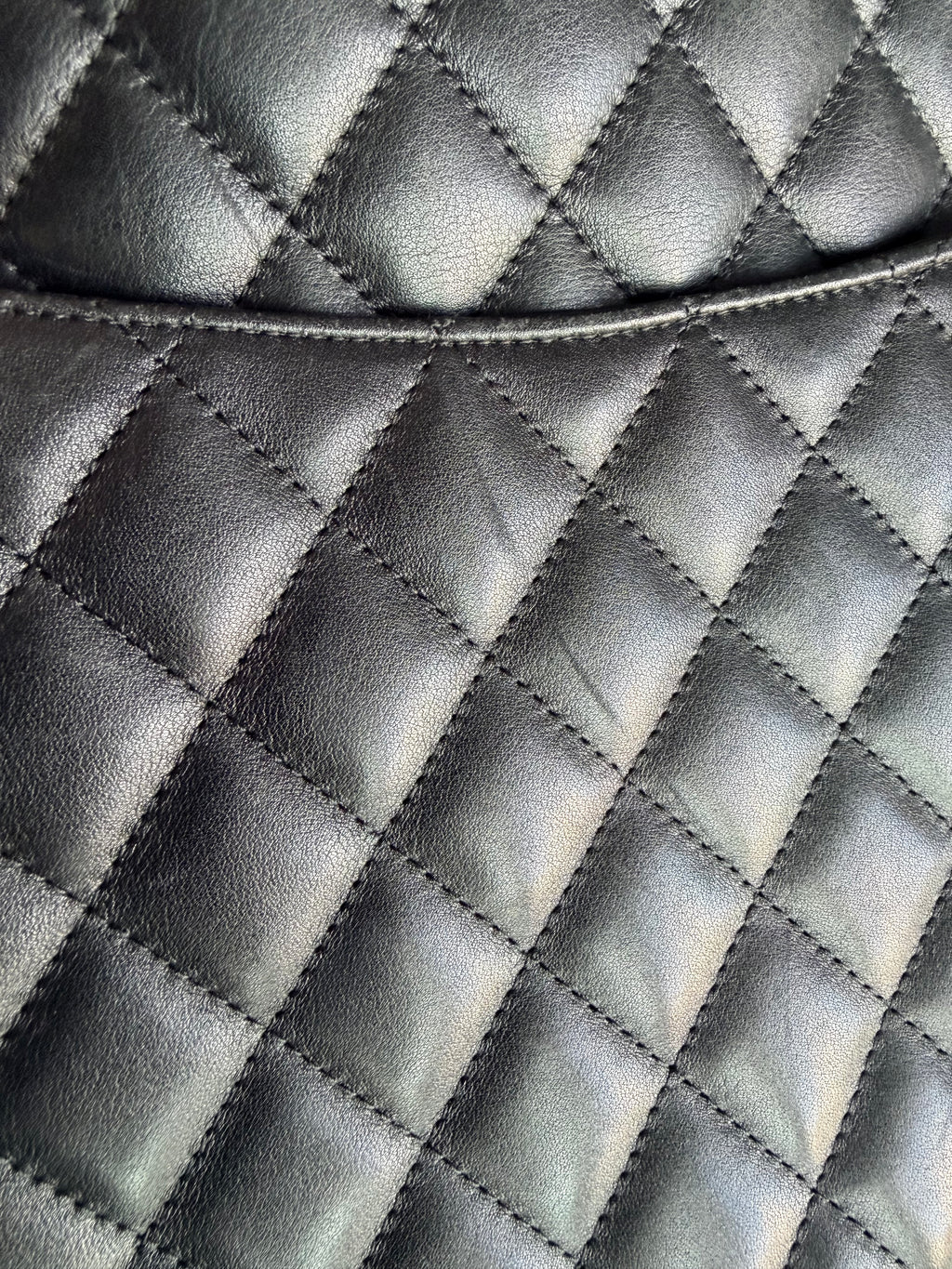 Chanel 2005-2006 Cambon Ligne Large Tote - Black & White CC Logo