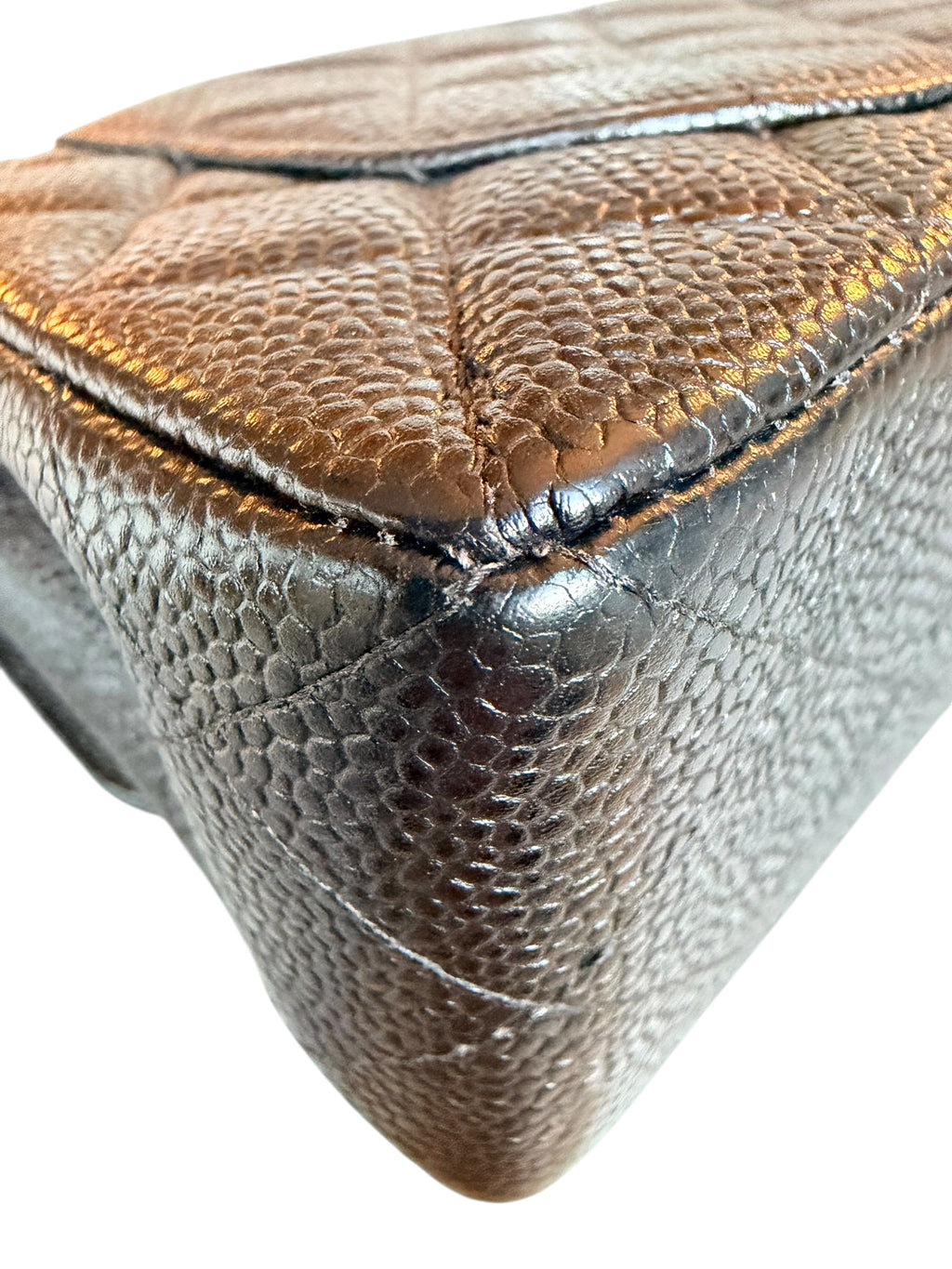 Chanel Small Double Flap in Black Caviar Leather GHW