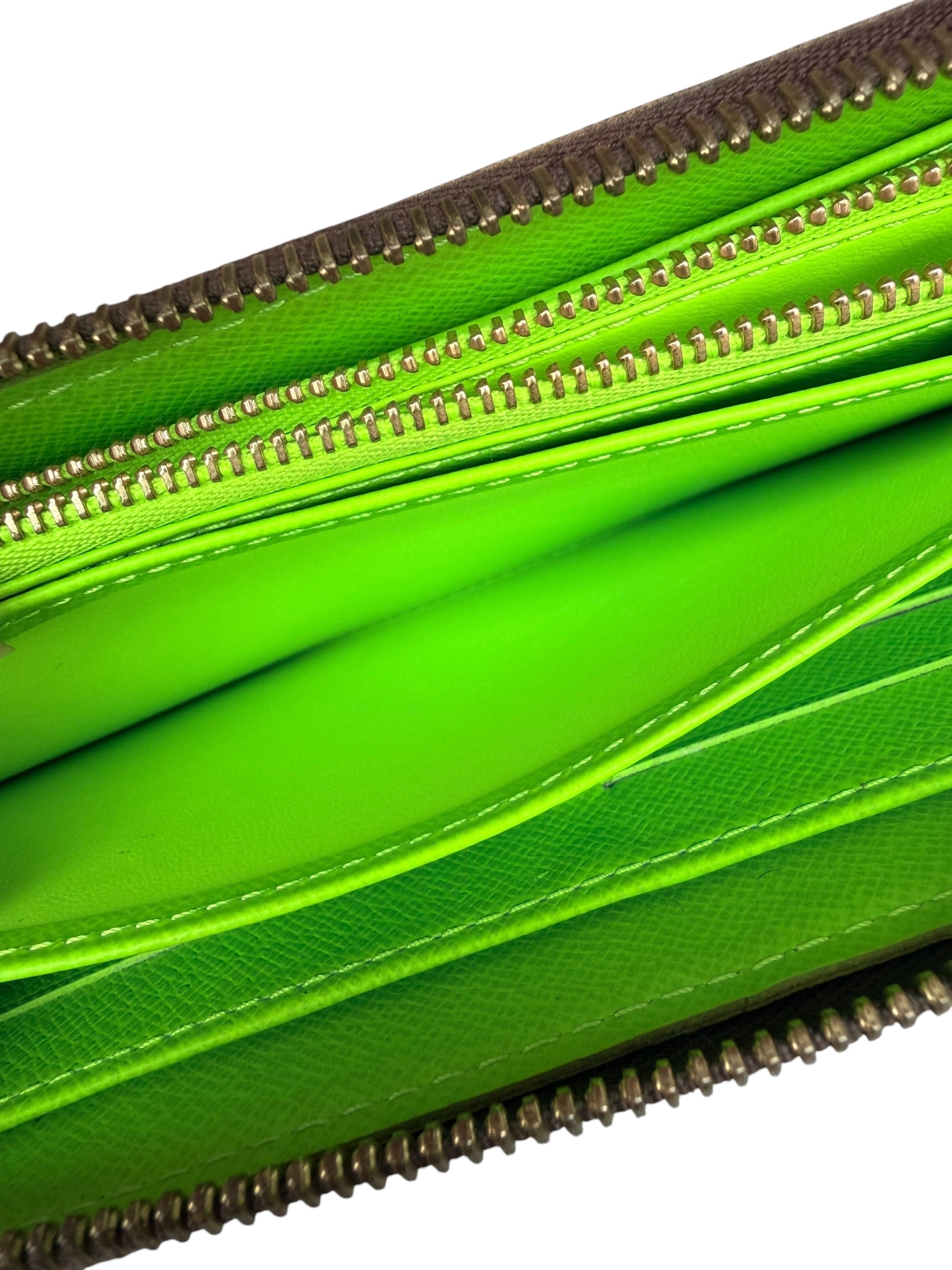 Louis Vuitton Sprouse Graffiti Zippy Wallet in Neon Green