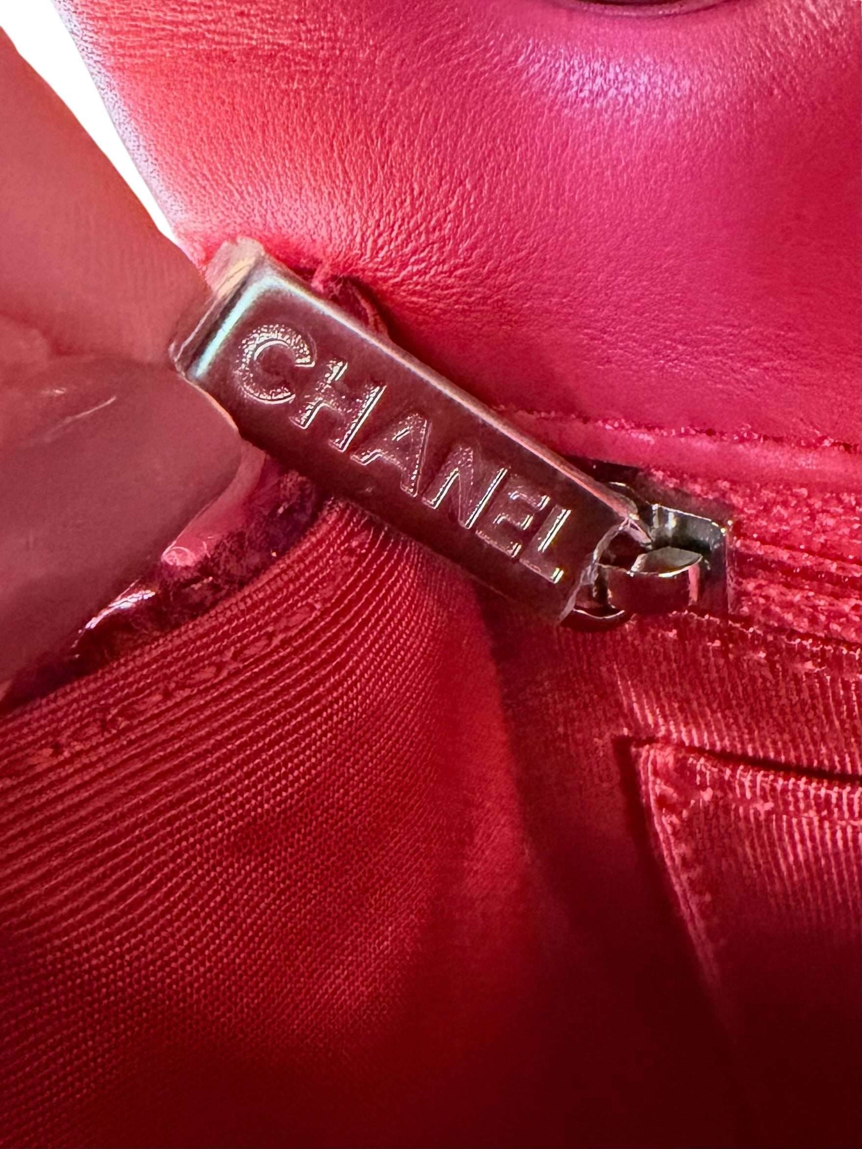 Chanel Medium Classic Flap Patchwork Bag in Pink with SHW