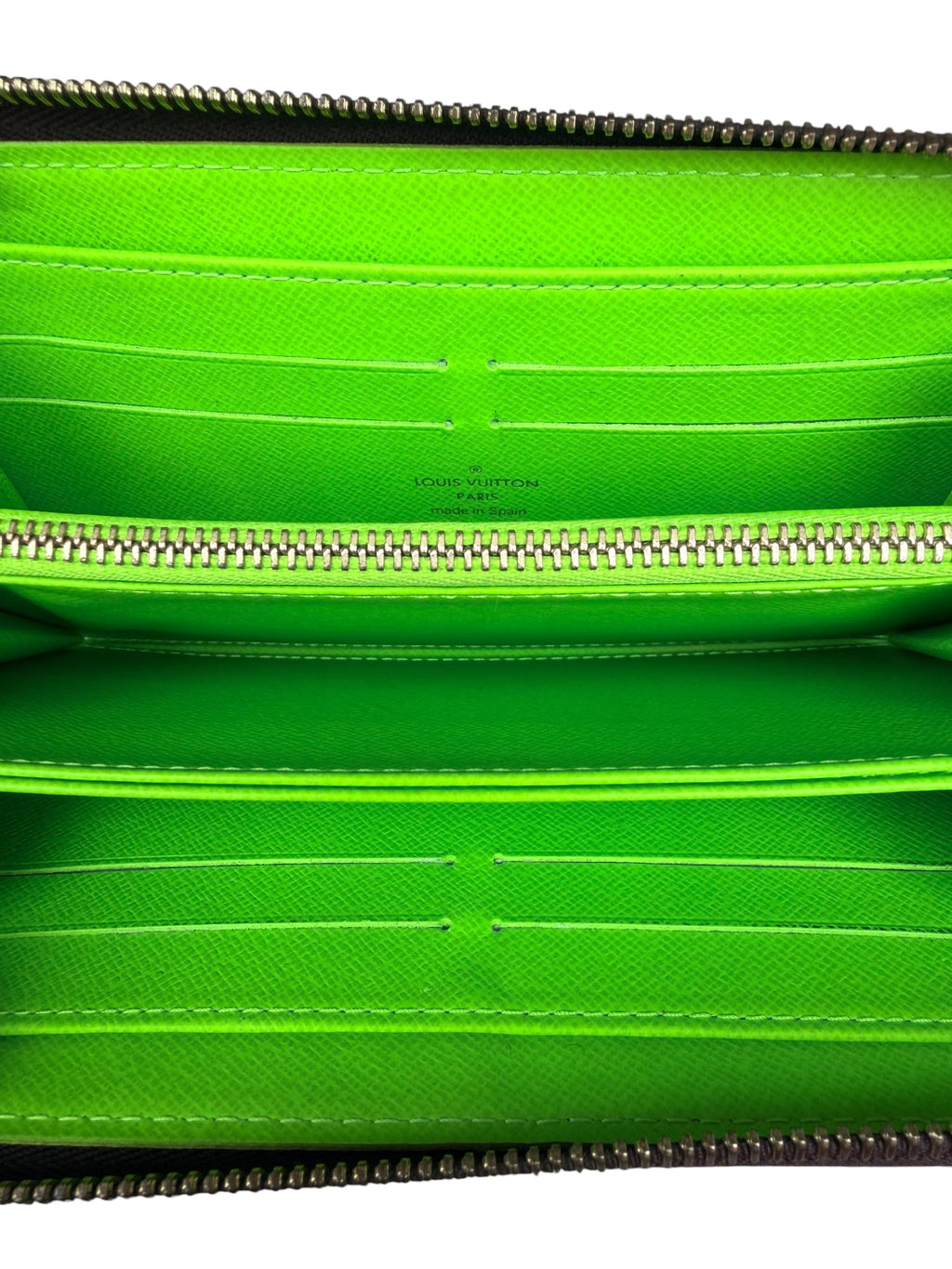 Louis Vuitton Sprouse Graffiti Zippy Wallet in Neon Green