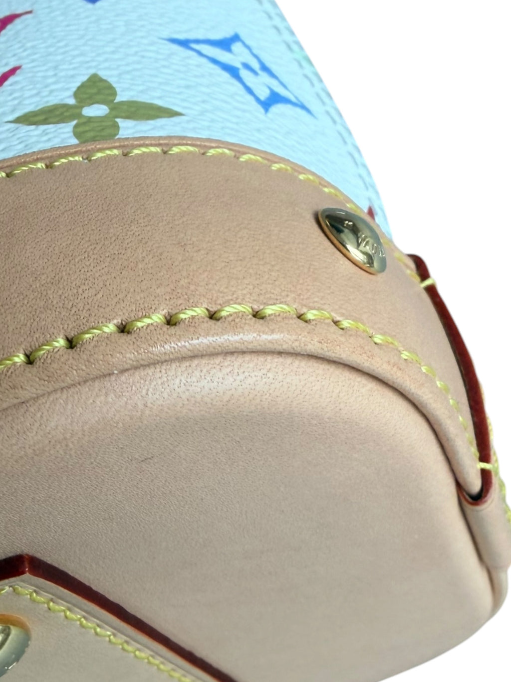 Louis Vuitton x Takashi Murakami Alma BB in White Multicolor