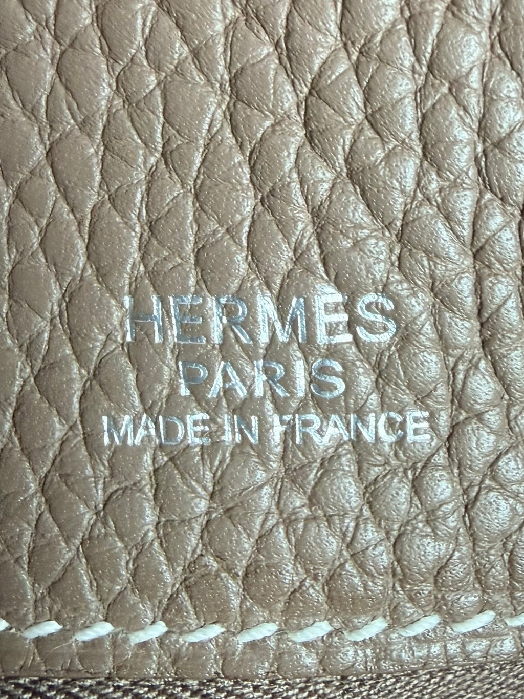 Hermès 2006 Victoria II Cabas Tote Bag in Etoupe