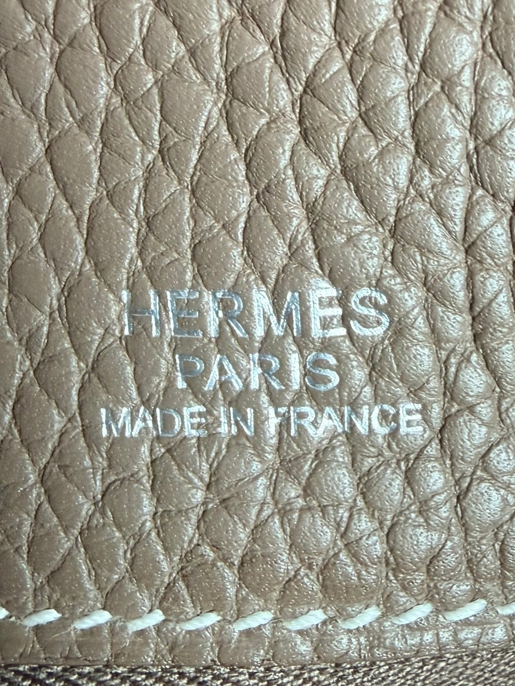 Hermès 2006 Victoria II Cabas Tote Bag in Etoupe
