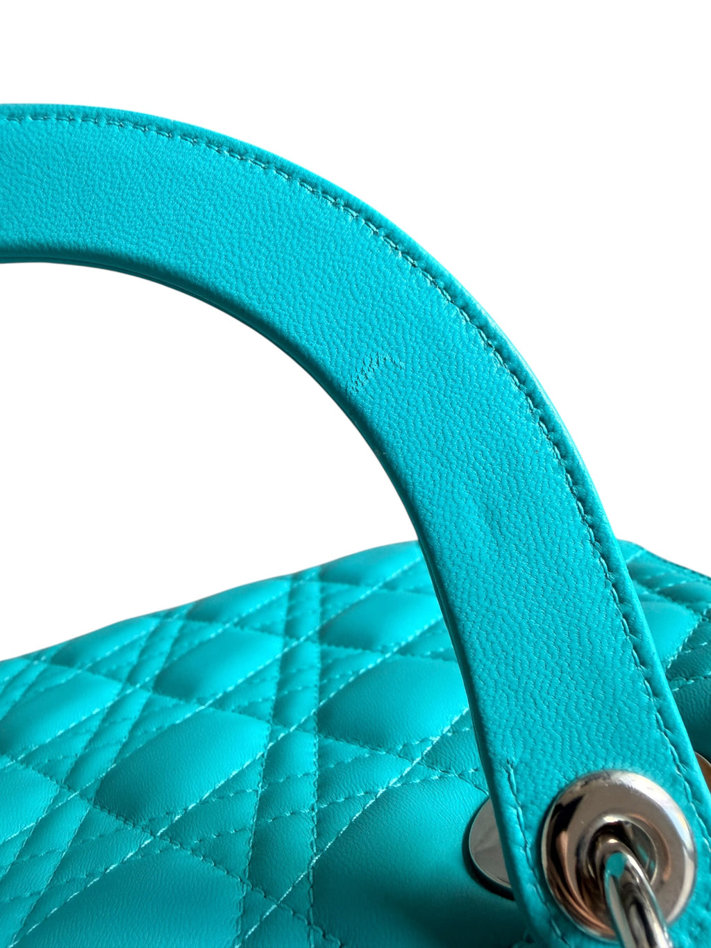 Dior Medium Lady Dior in Tiffany Blue
