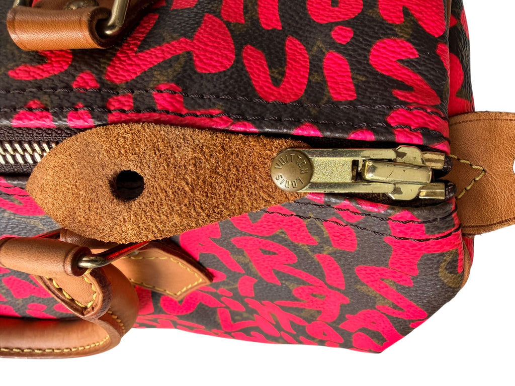 Louis Vuitton x Stephen Sprouse Monogram Speedy 30 in Fuchsia Pink