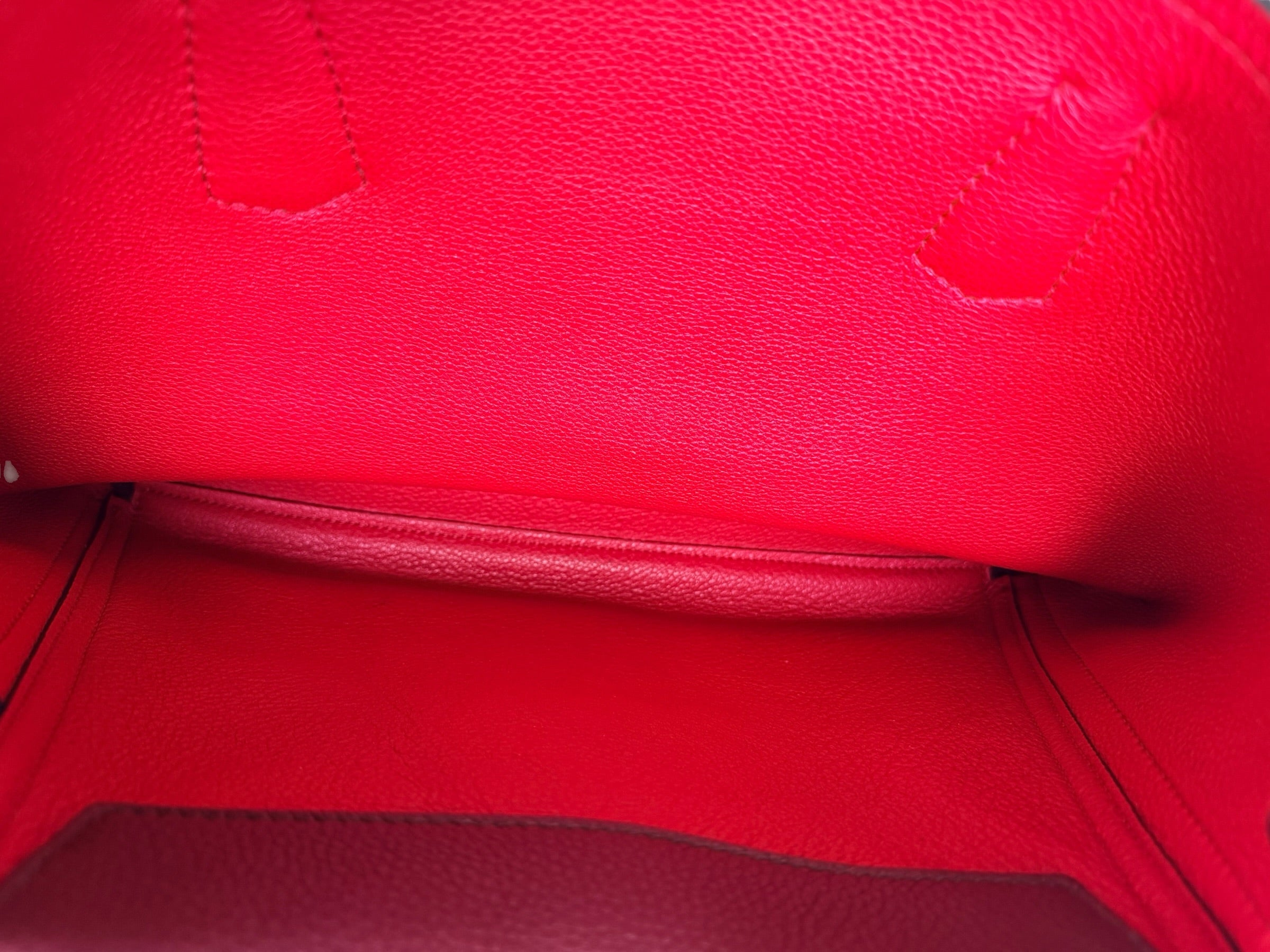 Prada Cuir Double Tote Bag Vitella Daino Leather - Bordeaux