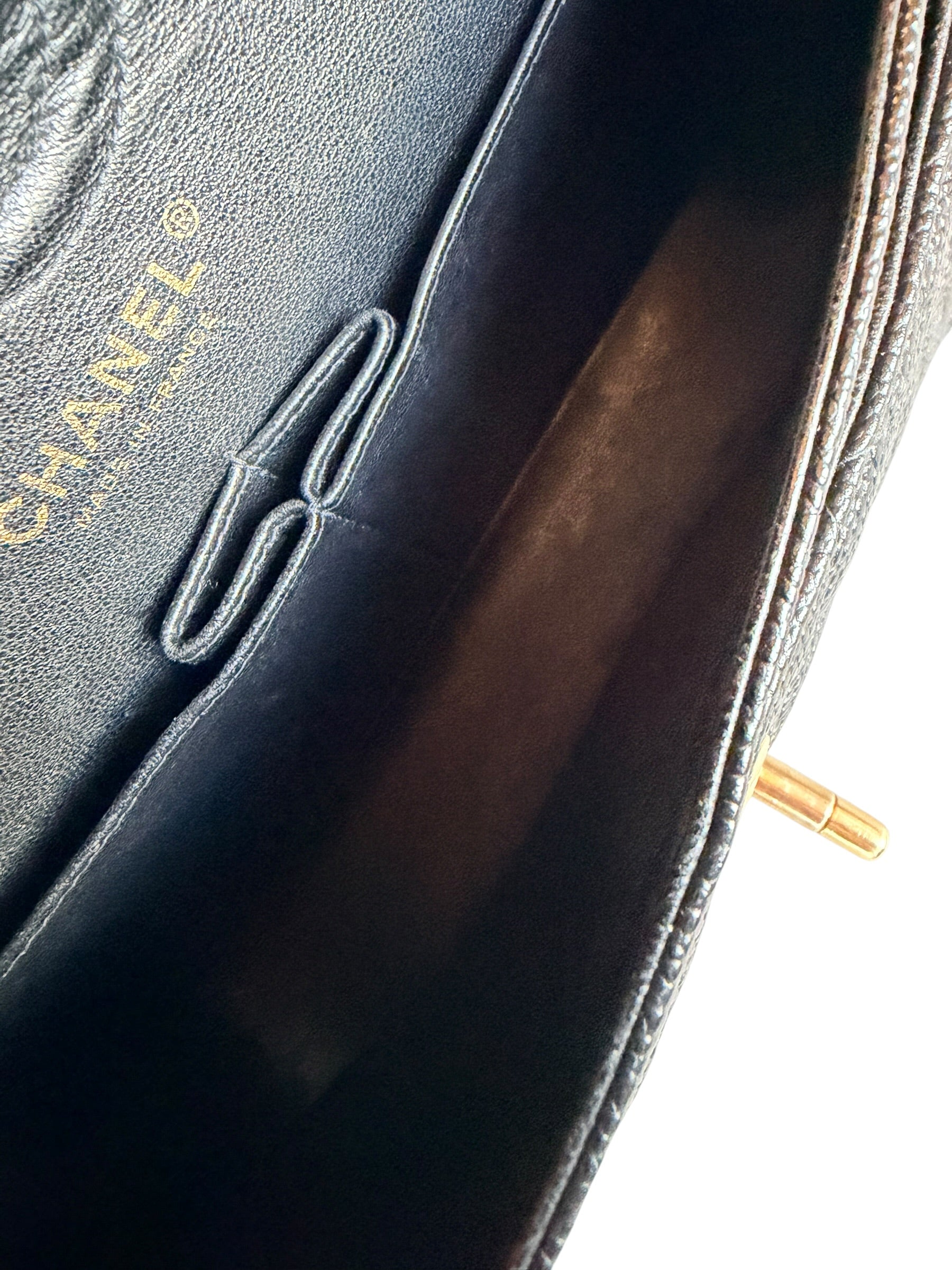 Chanel Small Double Flap in Black Caviar Leather GHW