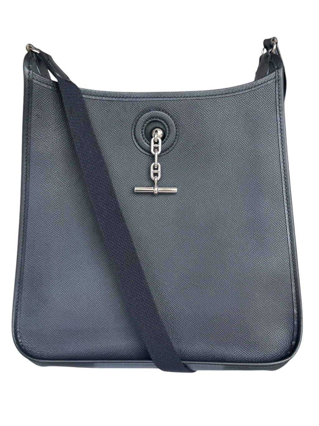 Hermés Vintage Vespa PM Bag in Noir Veau Epsom Leather PHW