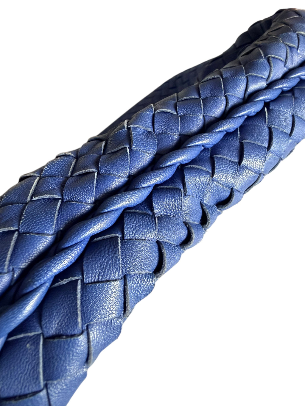 Bottega Veneta Classic Medium Intrecciato Leather Hobo - Cobalt Blue