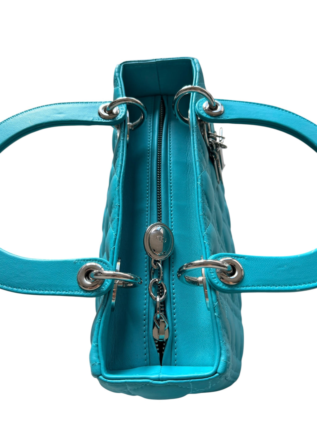 Dior Medium Lady Dior in Tiffany Blue