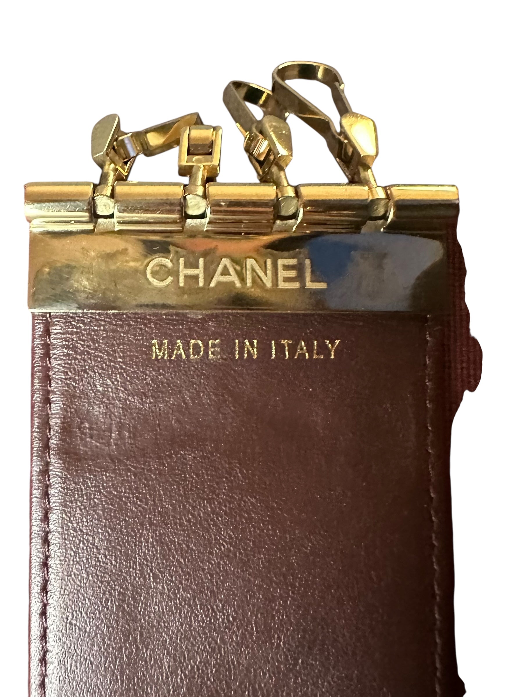 Chanel Caviar Leather 4 Ring Key Holder - Black, GHW