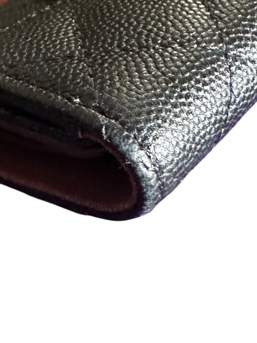 Chanel Caviar Leather 4 Ring Key Holder - Black, GHW