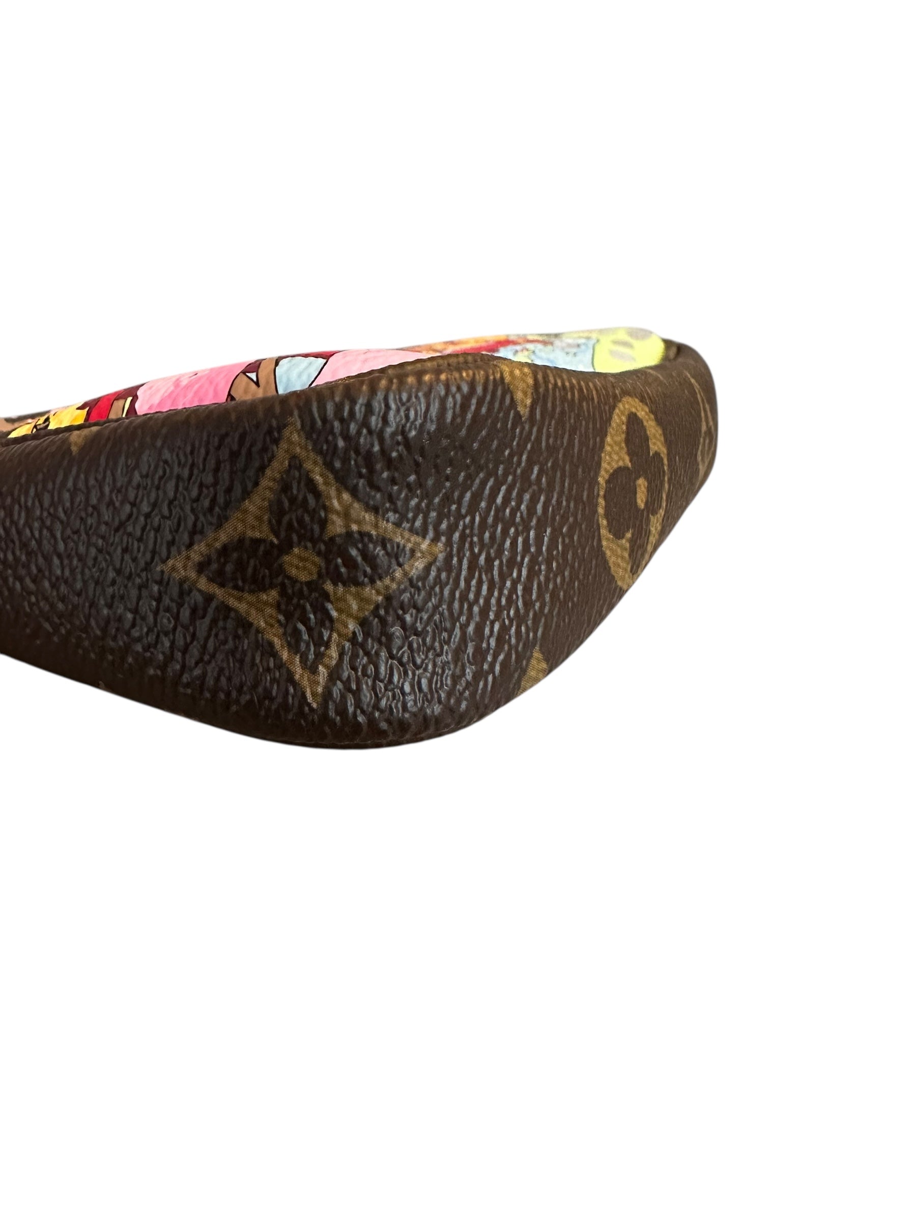 Louis Vuitton Limited Edition Christmas Animation Japanese Garden Mini Pochette - Brown
