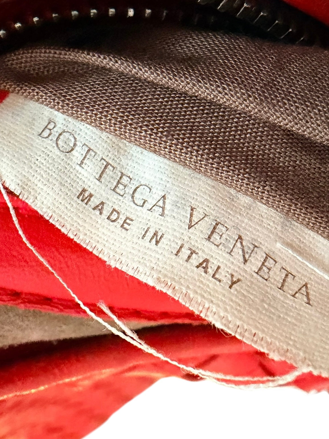 Bottega Veneta Intrecciato Nappa Maxi Belly Hobo Bag in Flame Red