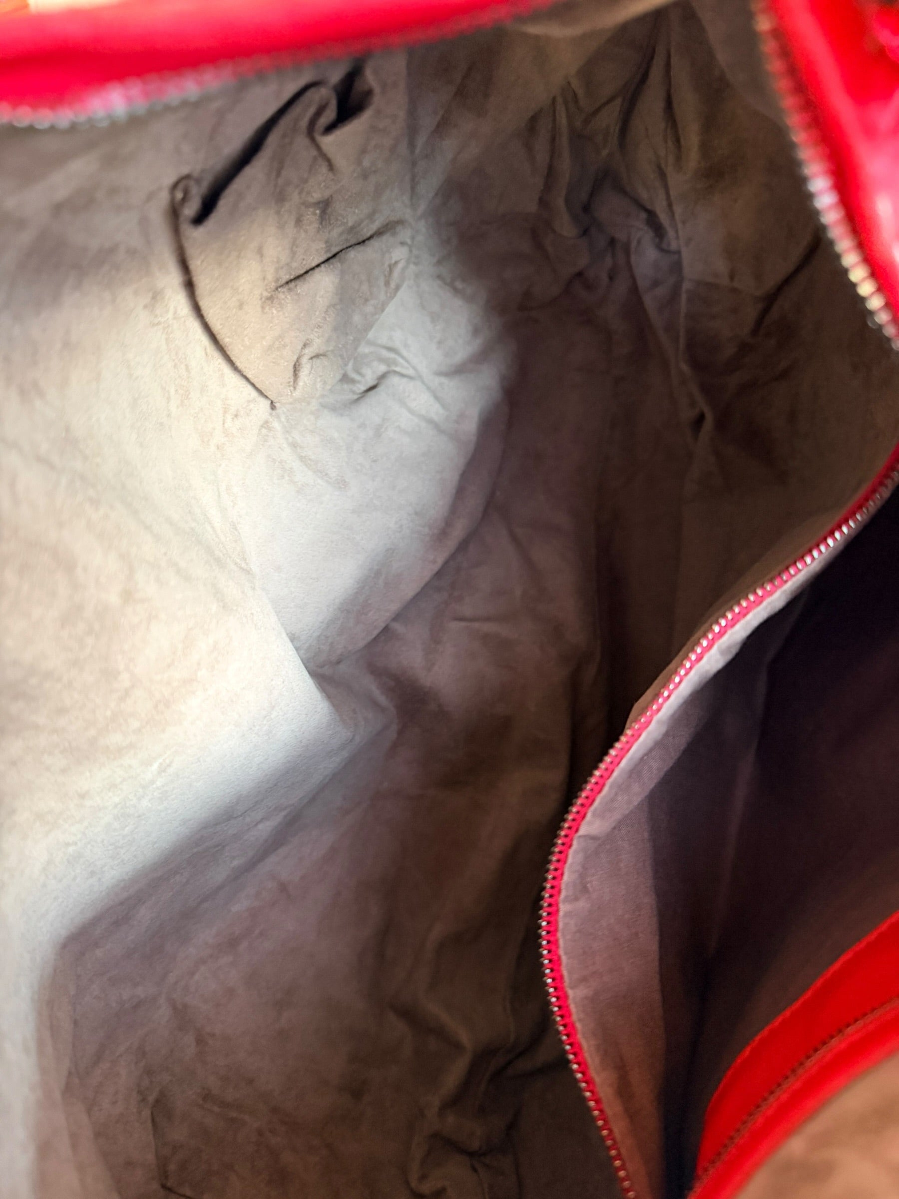Bottega Veneta Intrecciato Nappa Maxi Belly Hobo Bag in Flame Red