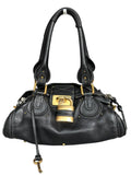 Chloe Vintage 2005 Paddington Leather Bag - Black, GHW
