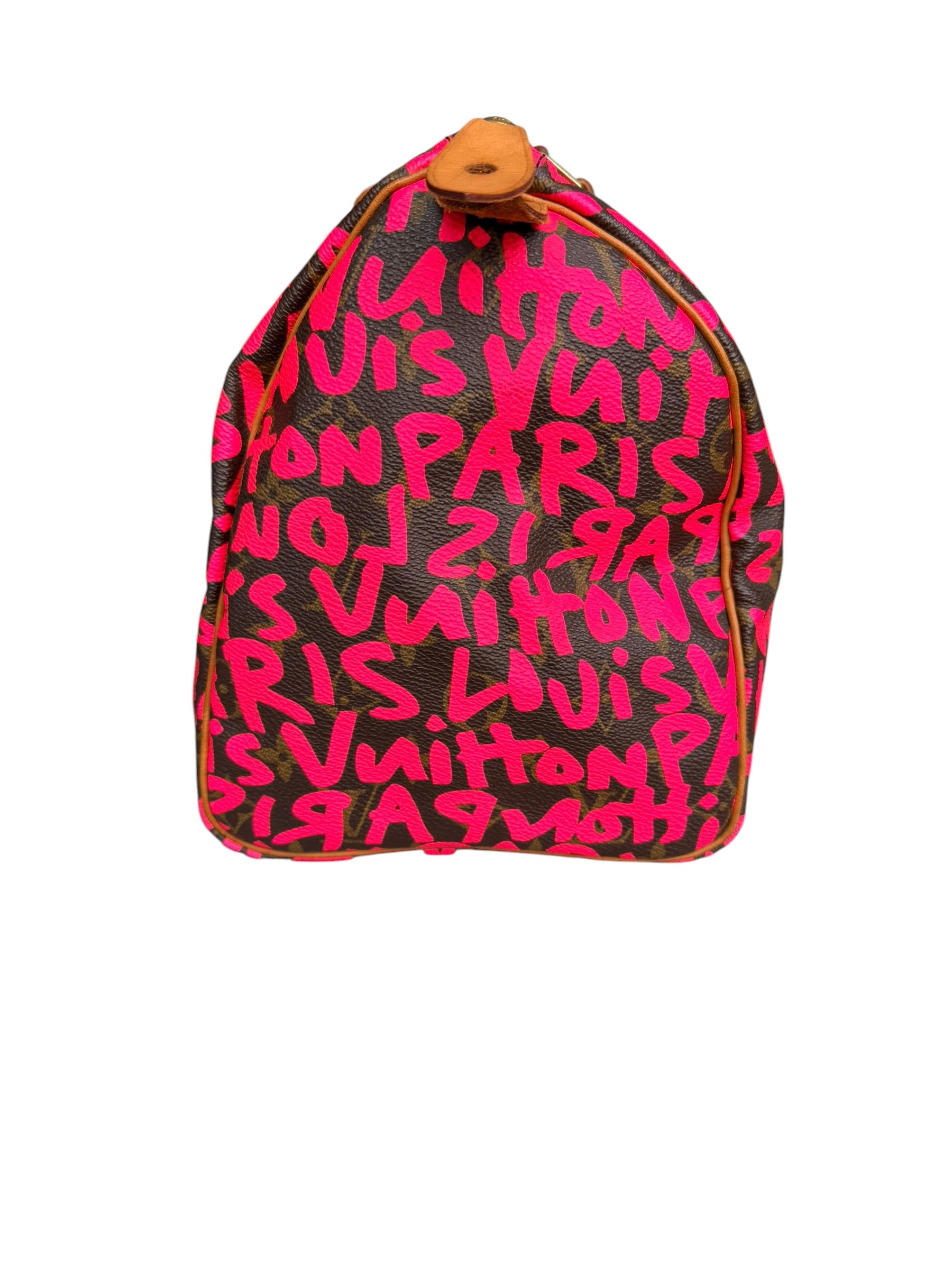 Louis Vuitton x Stephen Sprouse Monogram Speedy 30 in Fuchsia Pink