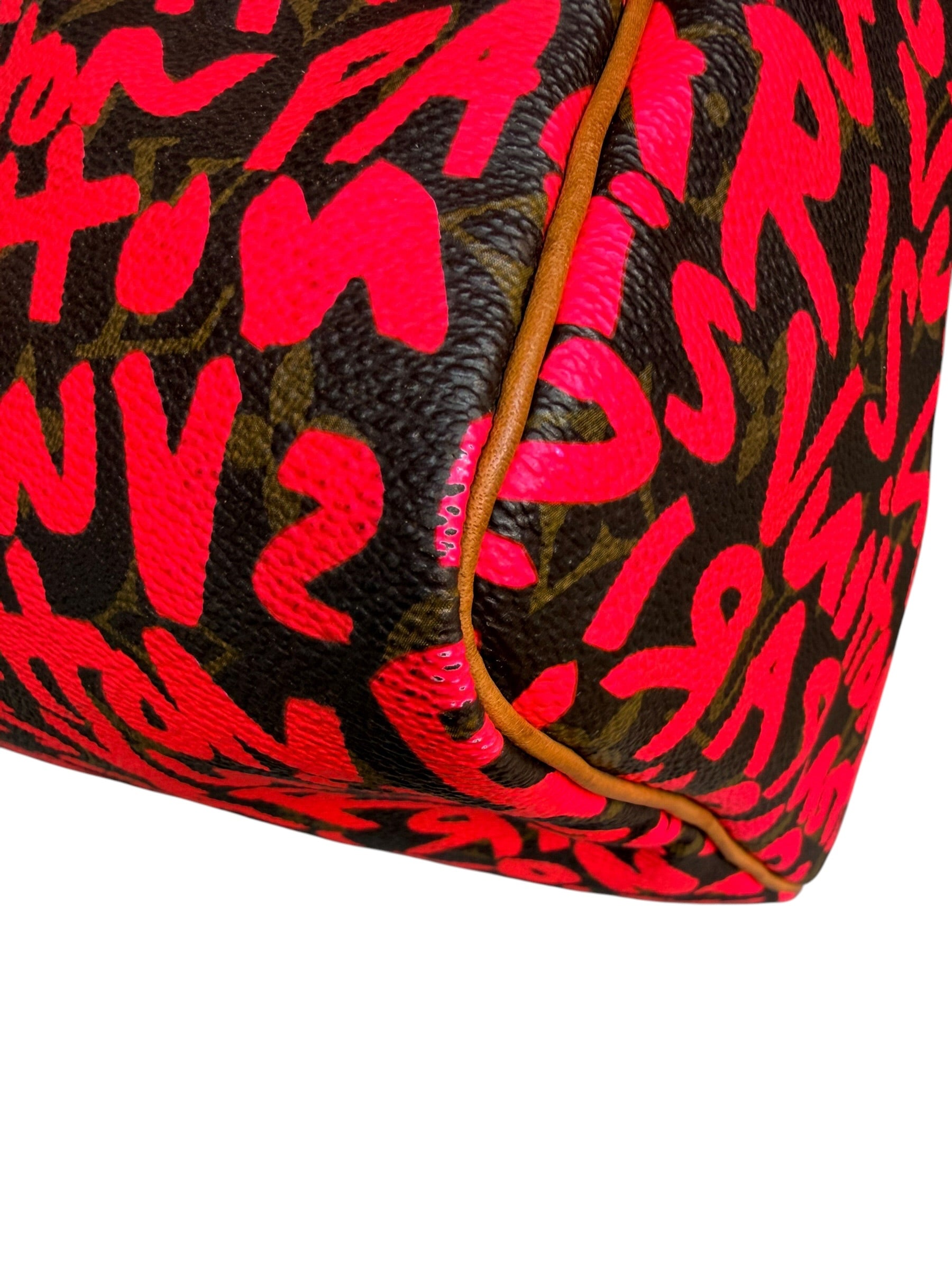 Louis Vuitton x Stephen Sprouse Monogram Speedy 30 in Fuchsia Pink